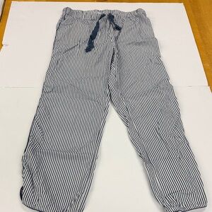 Lake Striped Pajama Pants with Drawstring